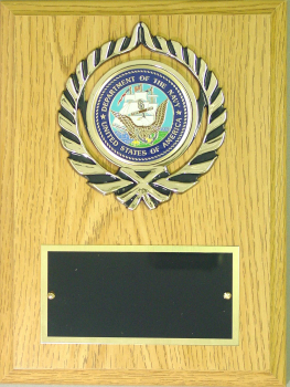 Simuated Oak Plaque