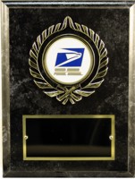 6 X 8 Simulated Black Marble Plaque