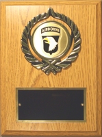 Simulated Oak Plaque