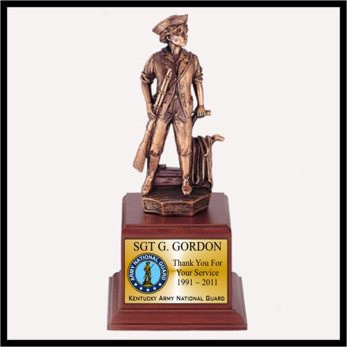 Minuteman Figure w/Wood Base