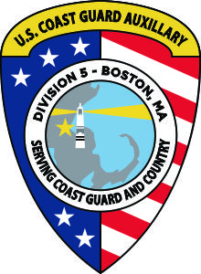 US COAST GUARD AUXILLARY DIVISION 5 BOSTON