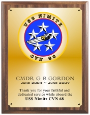 Navy Plaque Group C Style from Trophy Express