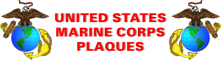 United States Marine Corps Plaques from Trophy Express