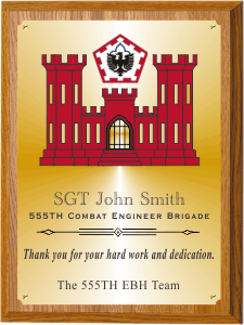 6X8 Group C Style Plaque