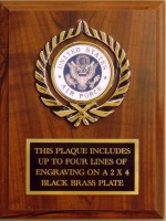 Simulated Cherrywood 6 X8 Plaque