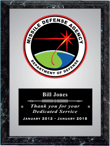 6X8 Group B Style Plaque