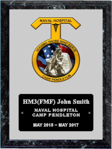 6X8 Group B Style Plaque