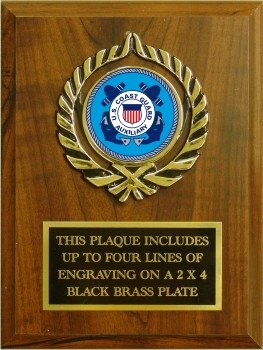 Simulated Cherrywood Plaque 6 X 8 Size
