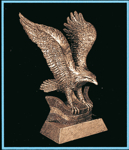 10 inch Gold Resin Eagle
