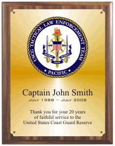 USCG CUSTOM LOGO ORDER FORM