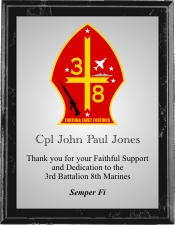 United States Marine Corps Plaque Group C Style from Trophy Express