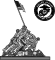 Iwo Jima Laser Engraved