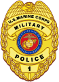 USMC Military Police Badge